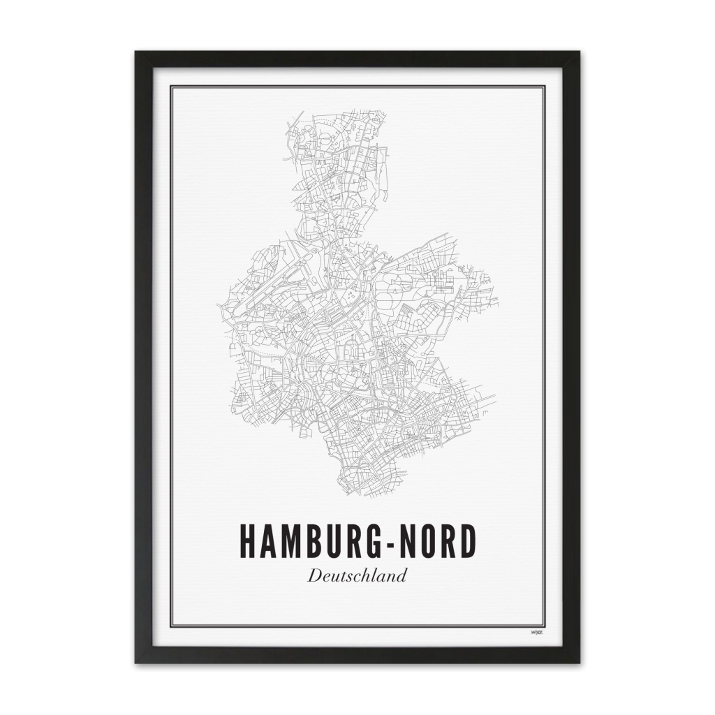 Poster von Hamburg - Nord | WIJCK.