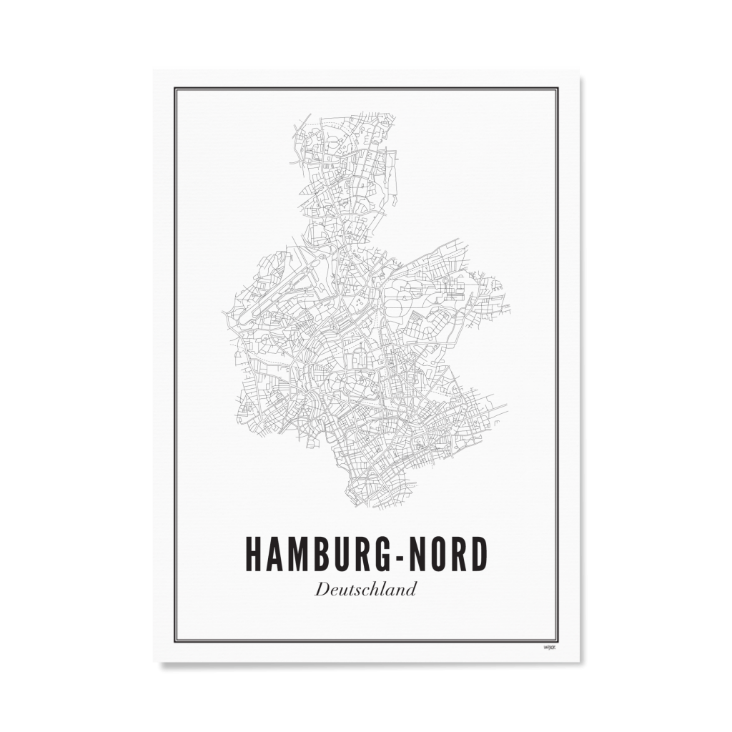 Poster von Hamburg - Nord | WIJCK.