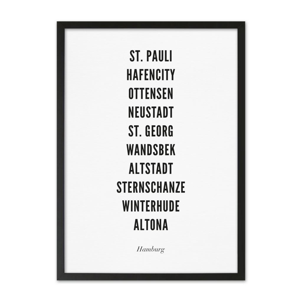 Poster of Hamburg - City | WIJCK.