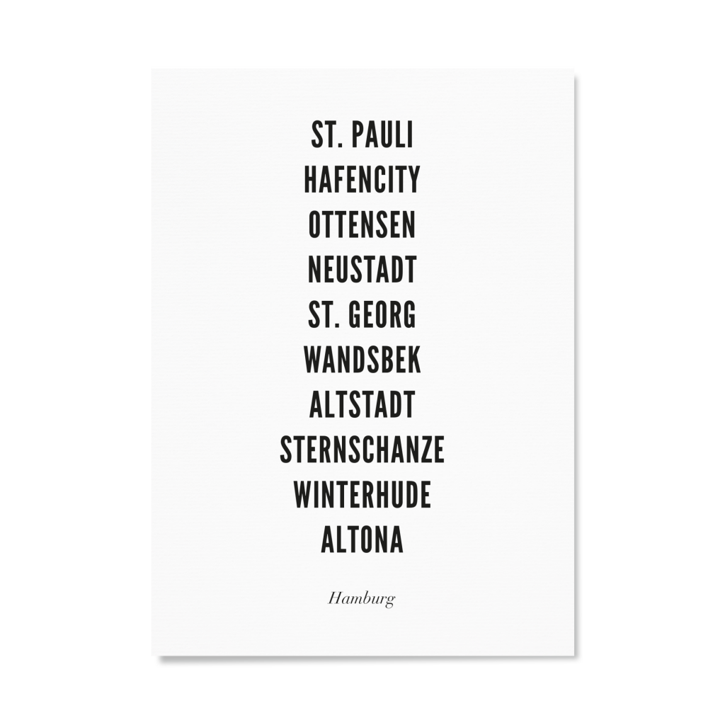 Poster of Hamburg - City | WIJCK.