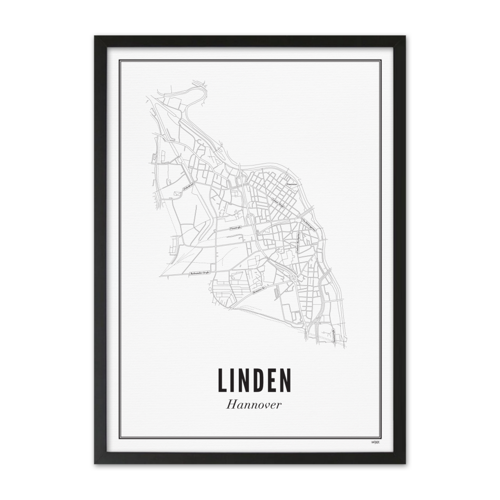 Poster van Hannover - Linden | WIJCK. 