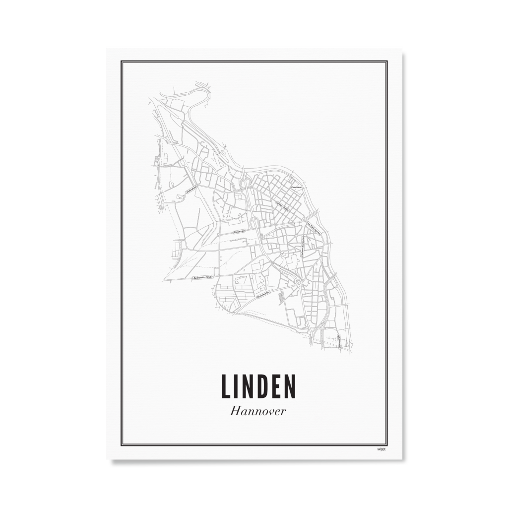 Poster van Hannover - Linden | WIJCK. 