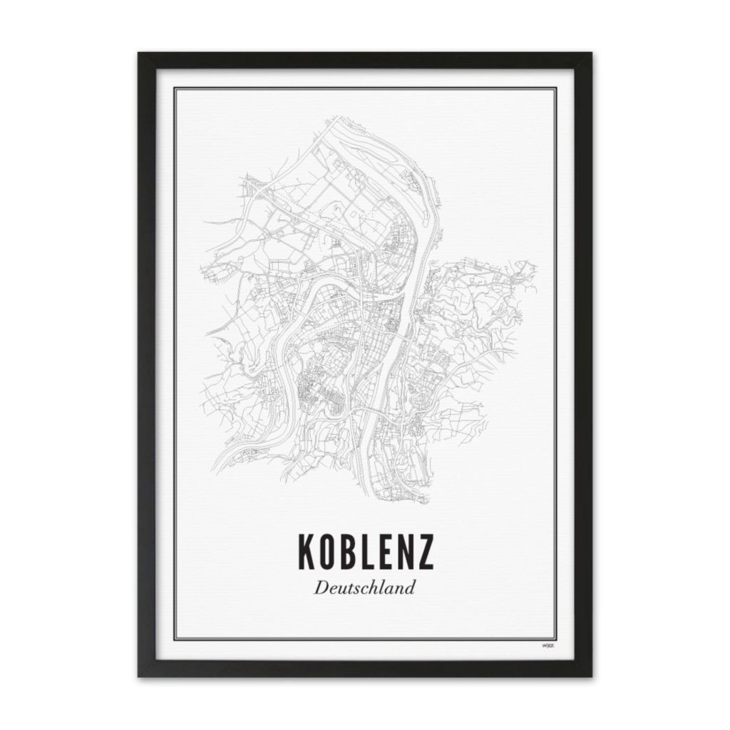 Poster von Koblenz - Stadt | WIJCK.