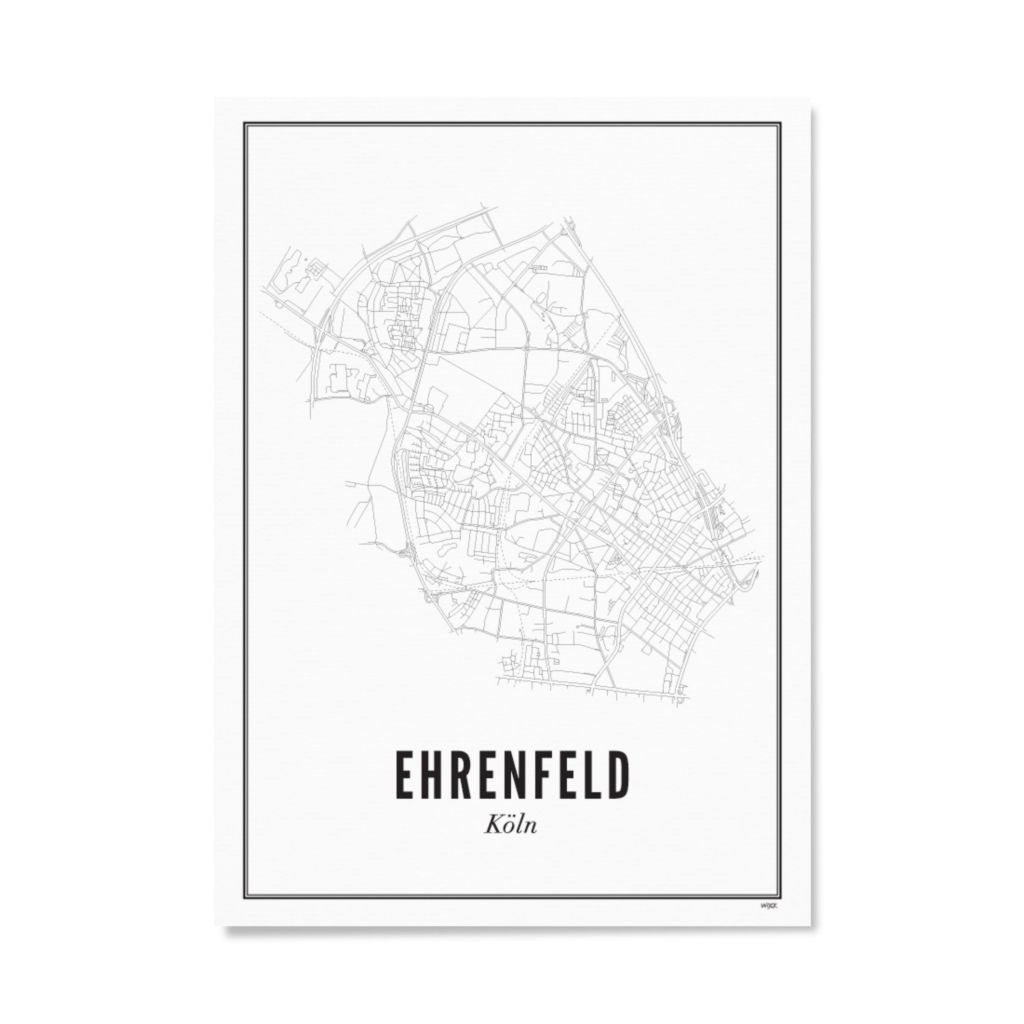 Poster van Keulen - Ehrenfeld | WIJCK. 