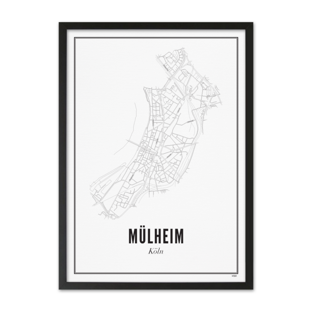 Poster of Cologne - Mülheim | WIJCK.