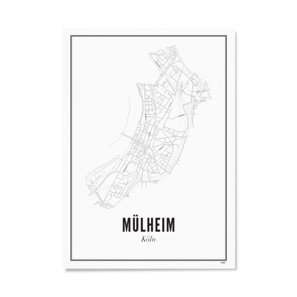 Poster of Cologne - Mülheim | WIJCK.