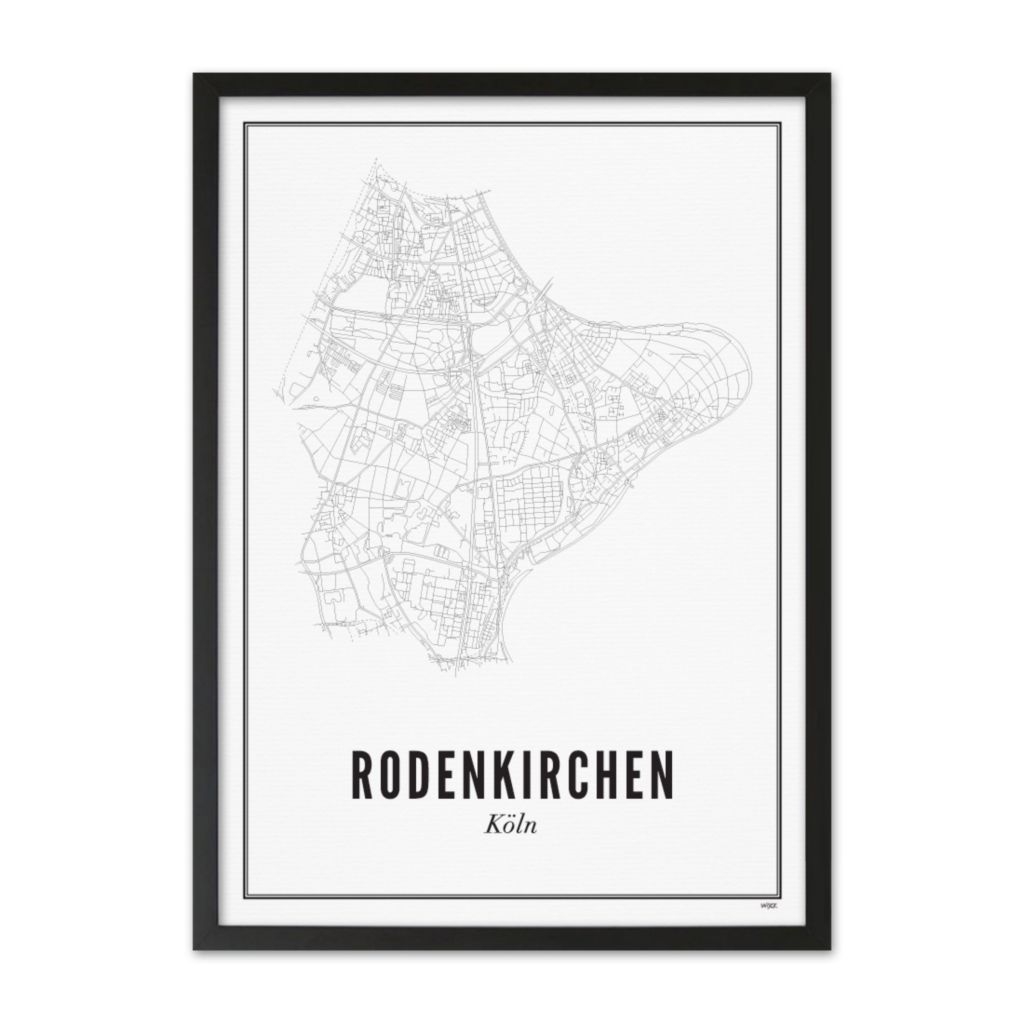 Poster von Köln - Rodenkirchen | WIJCK.