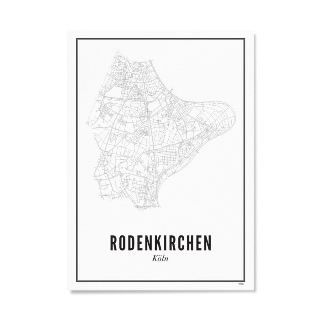 Poster von Köln - Rodenkirchen | WIJCK.
