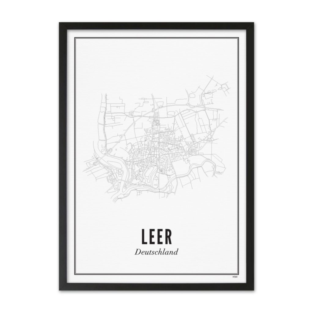 Poster of Leer - Stad | WIJCK.