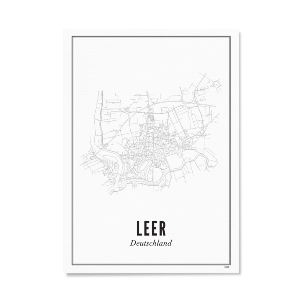 Poster of Leer - Stad | WIJCK.