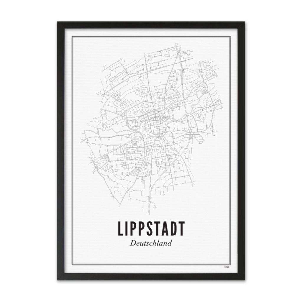 Poster van Lippstadt - Stad | WIJCK. 