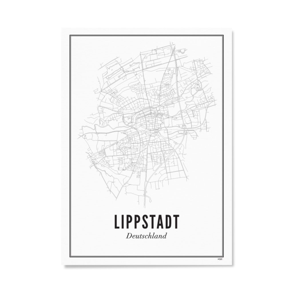 Poster van Lippstadt - Stad | WIJCK. 