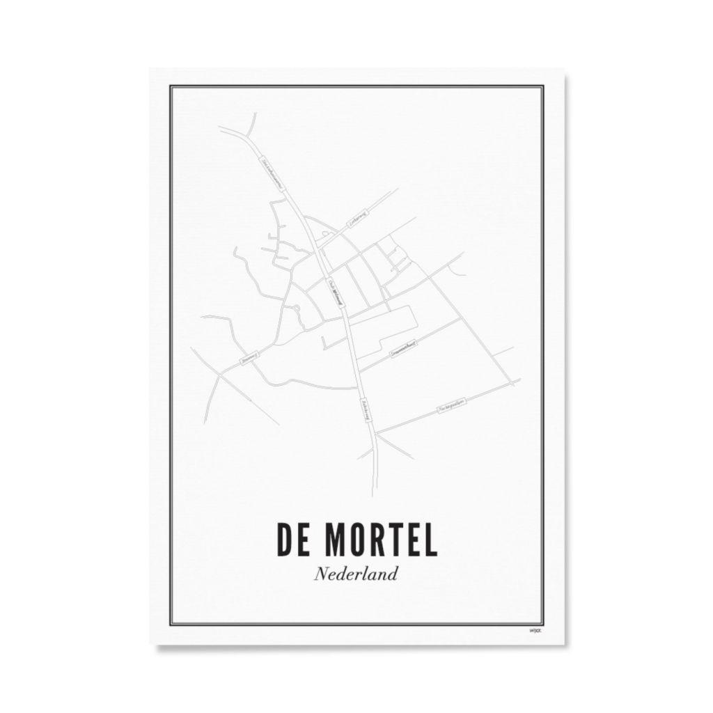 Poster van De Mortel  | WIJCK. 