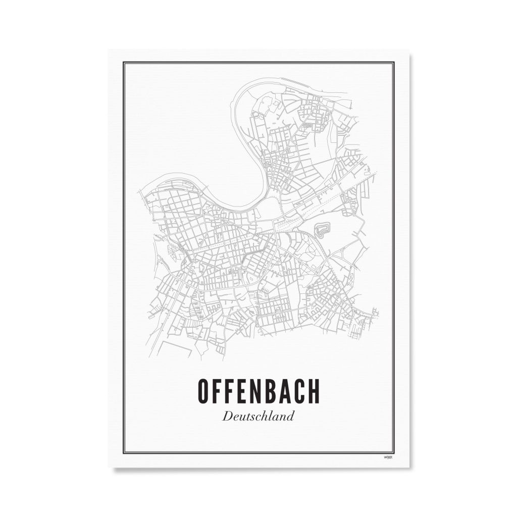 Poster of Offenbach - City | WIJCK.