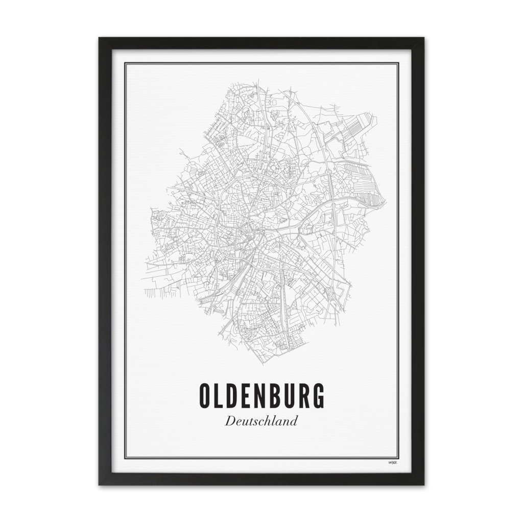 Poster von Oldenburg - Stadt | WIJCK.