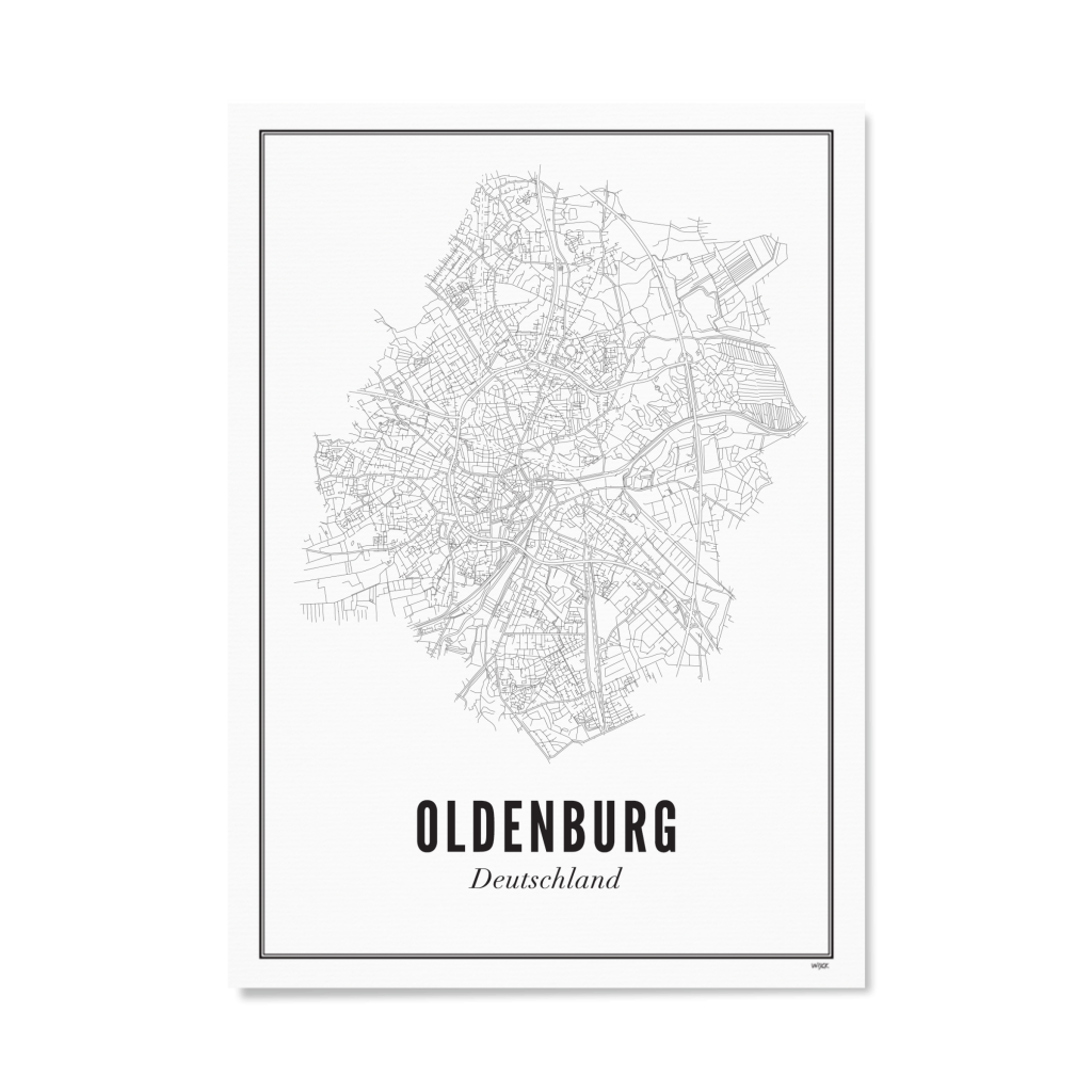 Poster von Oldenburg - Stadt | WIJCK.