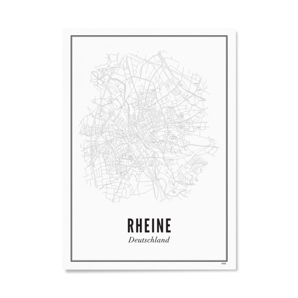 Poster of Rheine - City | WIJCK.