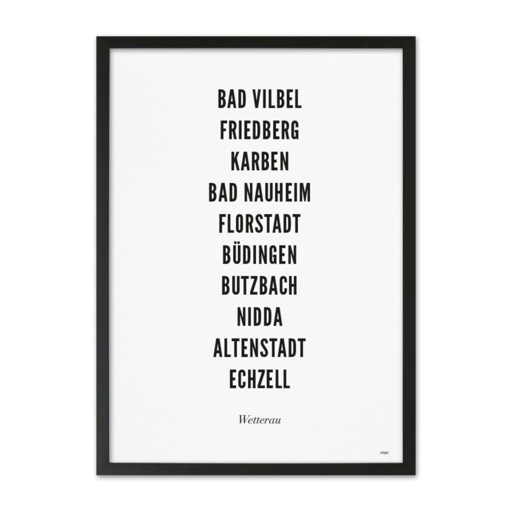 Affiches de Wetterau - Ville | WIJCK.