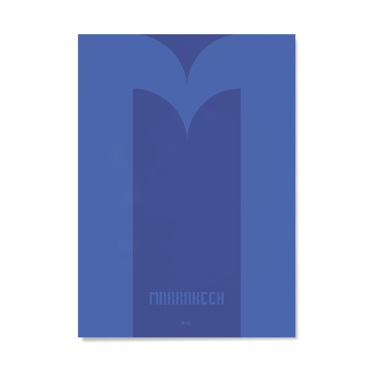 Poster von M von Marrakech | WIJCK.