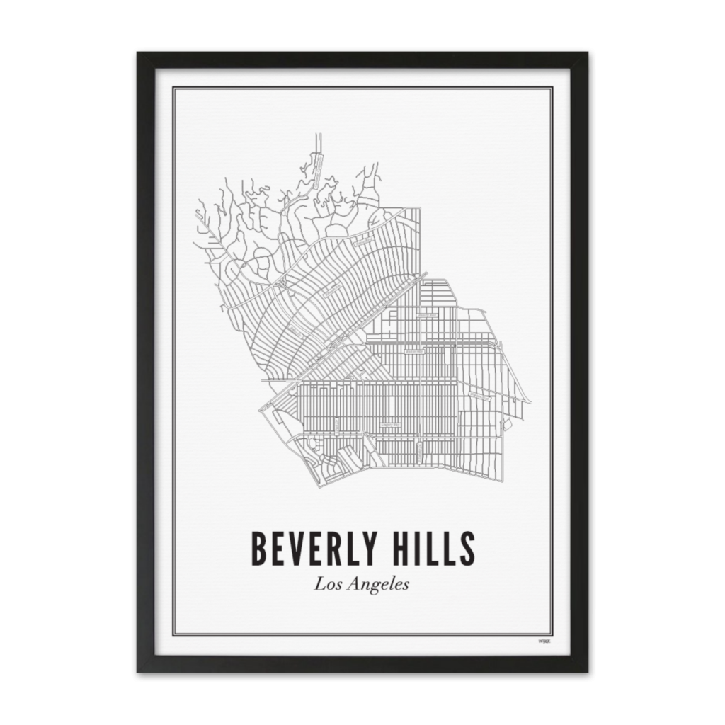 Poster von Los Angeles - Beverly Hills | WIJCK.
