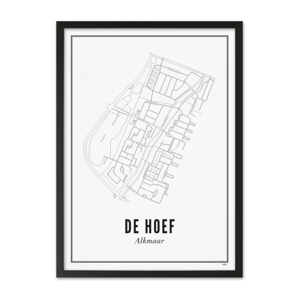 Poster of Alkmaar - De Hoef | WIJCK.