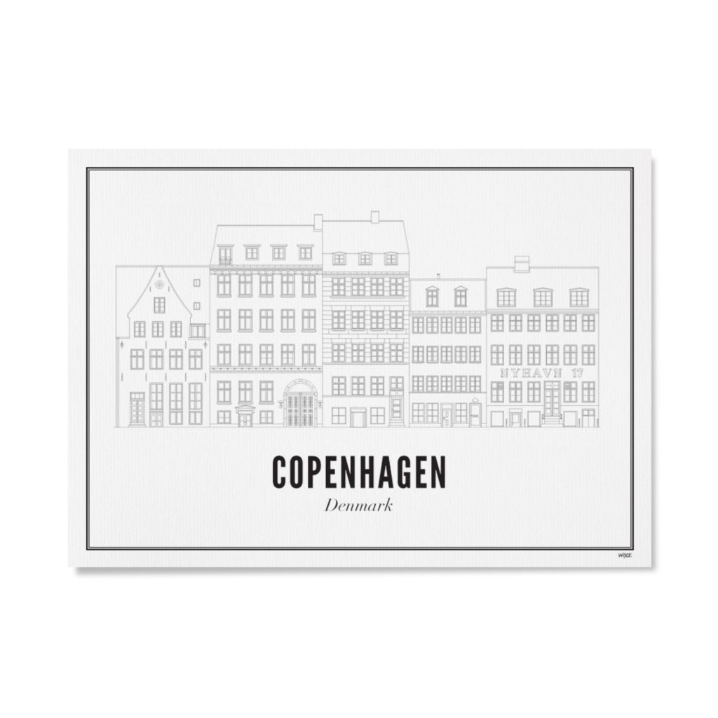 Poster of Copenhagen - Nyhavn | WIJCK.