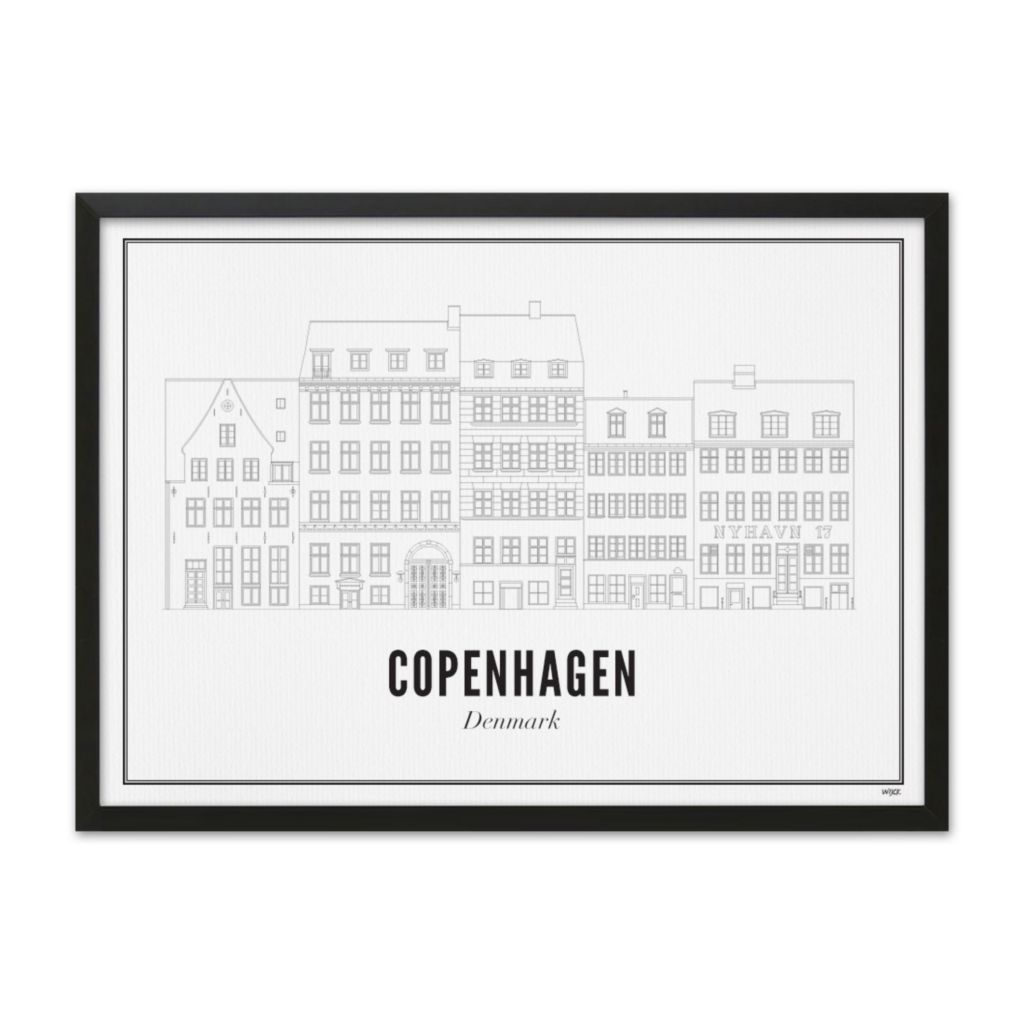 Poster of Copenhagen - Nyhavn | WIJCK.