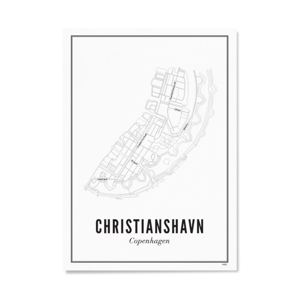 Poster von Kopenhagen - Christianshavn | WIJCK.