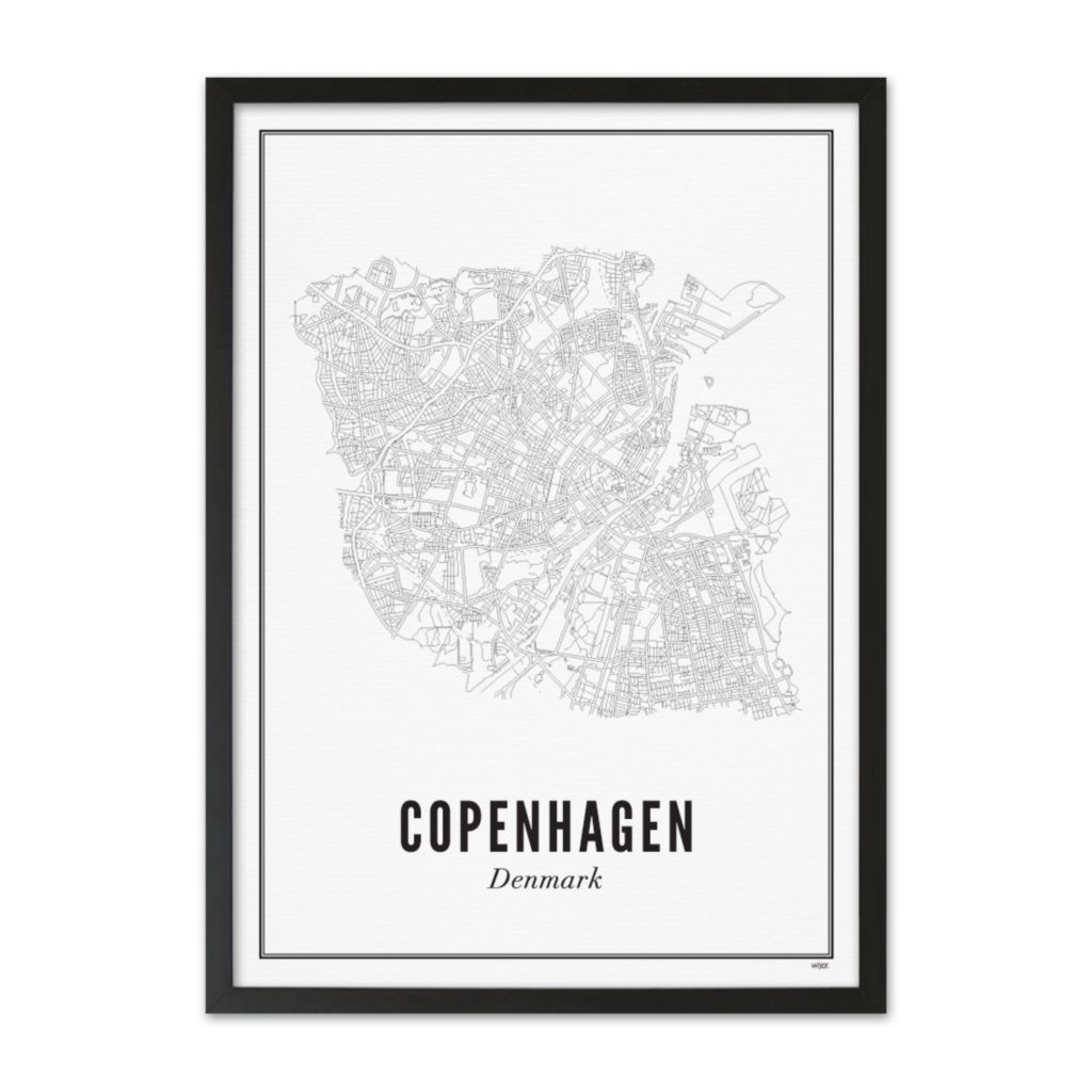 Poster von Kopenhagen - Stadt | WIJCK.