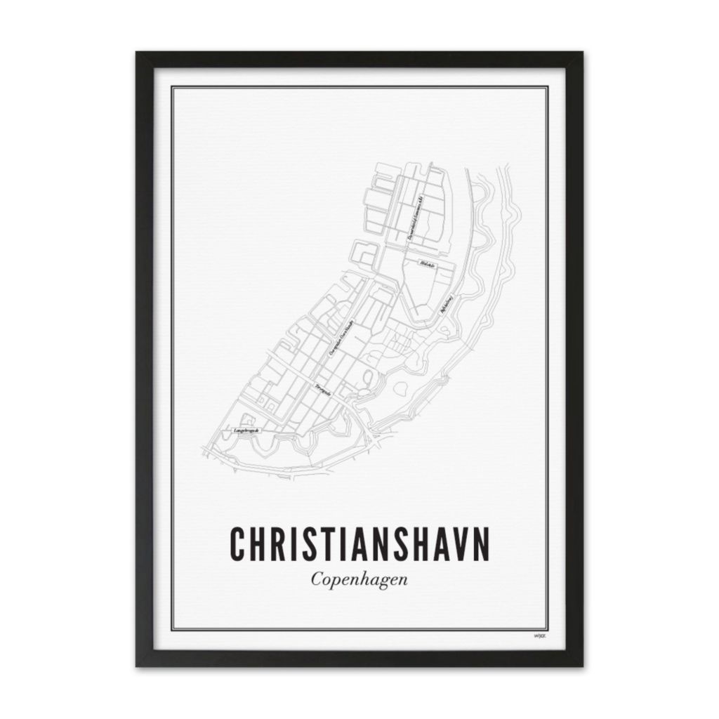Poster von Kopenhagen - Christianshavn | WIJCK.
