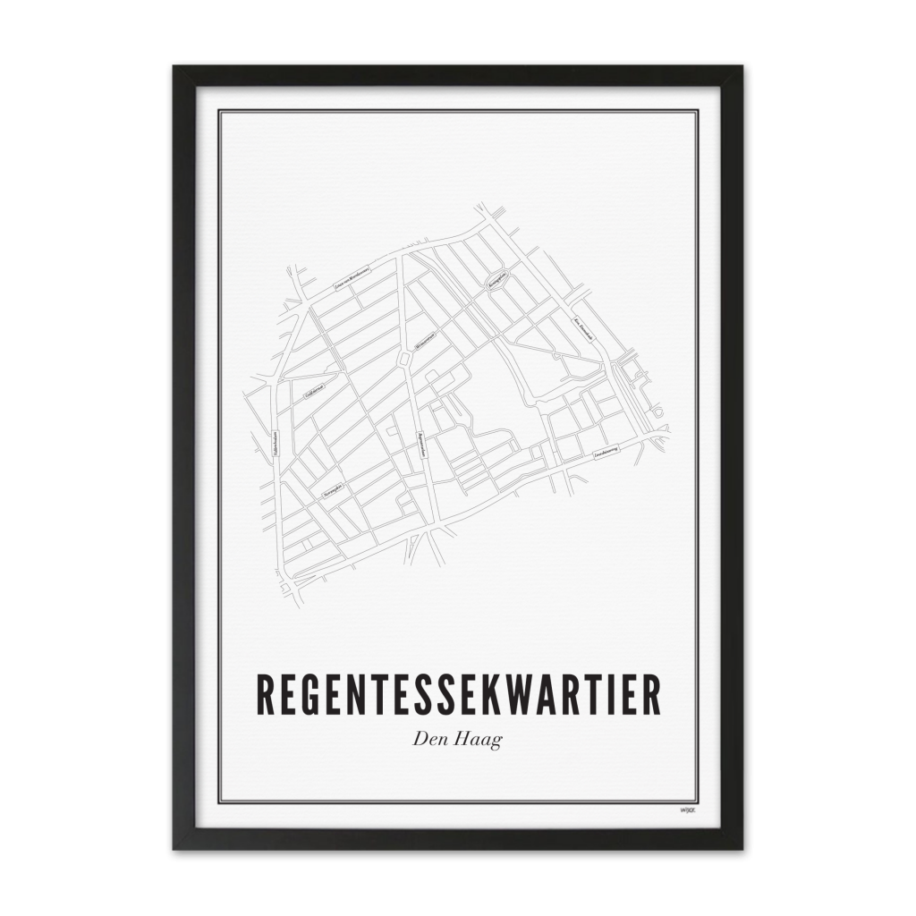 Poster von Den Haag - Regentessekwartier | WIJCK.