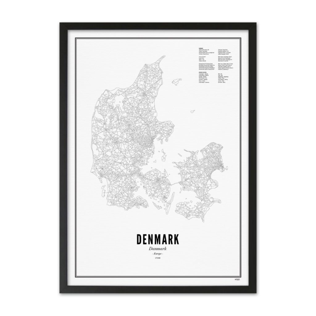 Poster von Dänemark | WIJCK.
