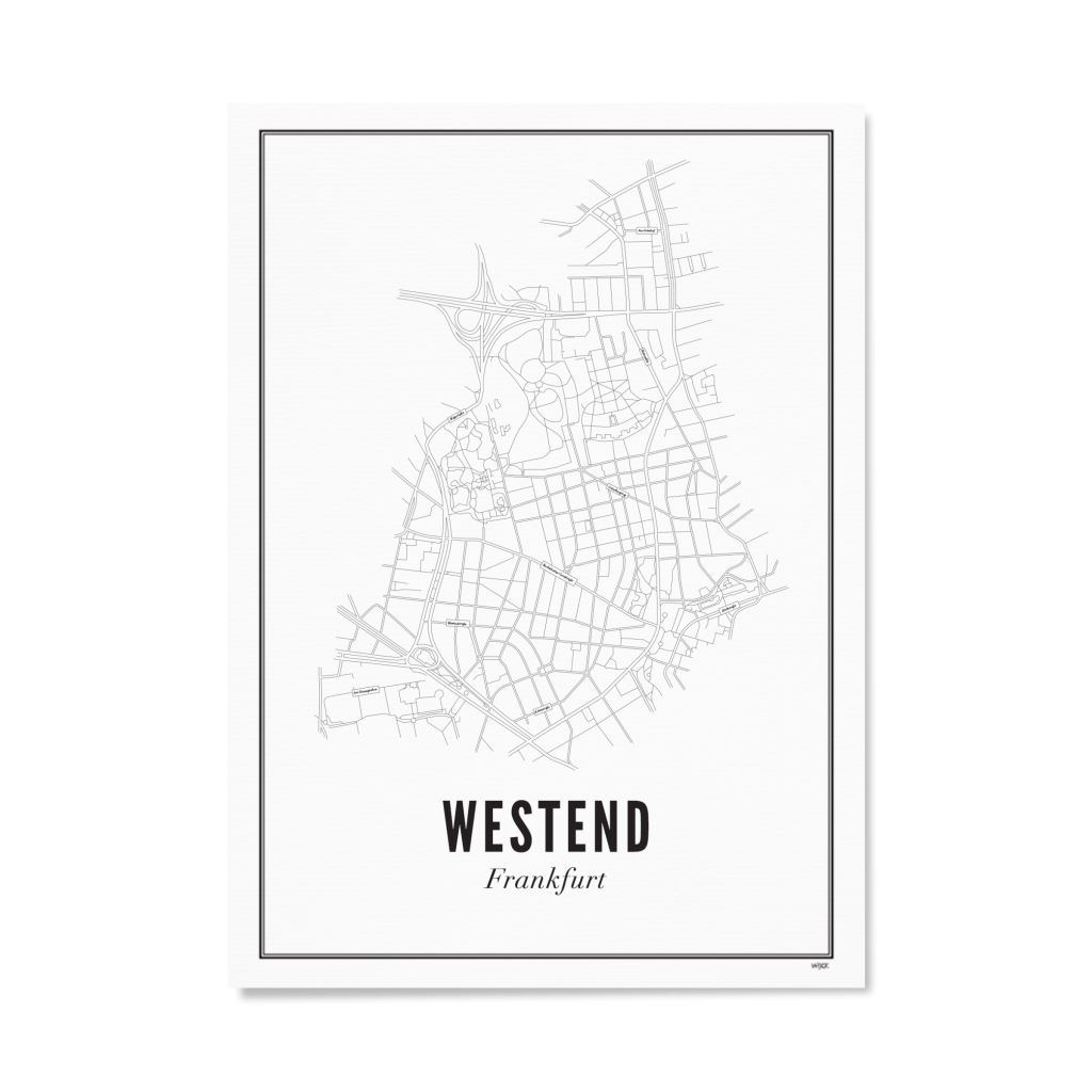 Affiches de Frankfurt - Westend | WIJCK.