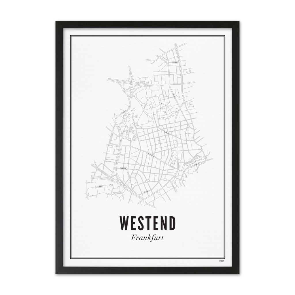 Affiches de Frankfurt - Westend | WIJCK.