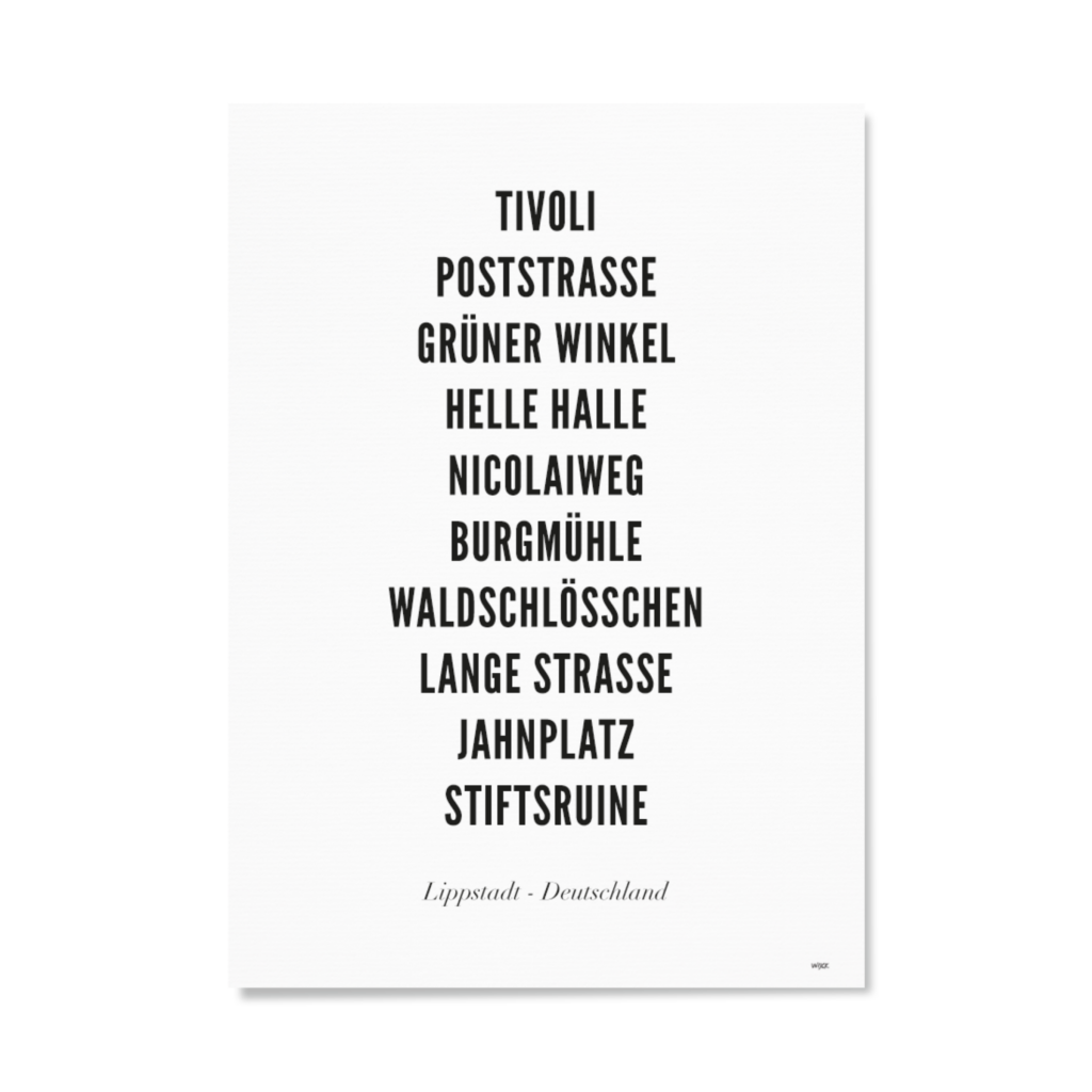 Poster of Lippstadt - City | WIJCK.