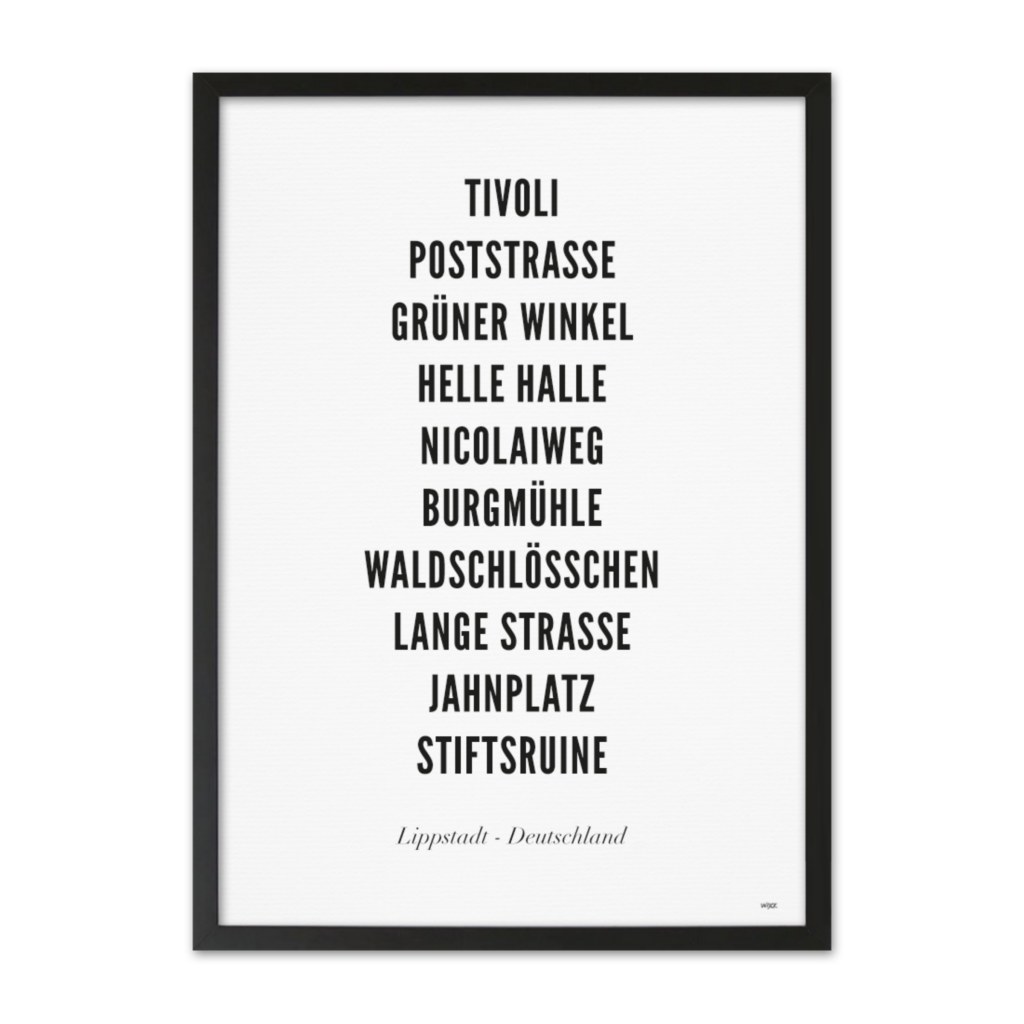 Poster of Lippstadt - City | WIJCK.