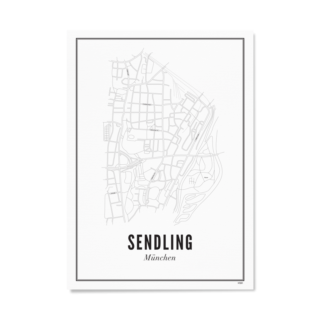 Poster of Munich - Sendling | WIJCK.