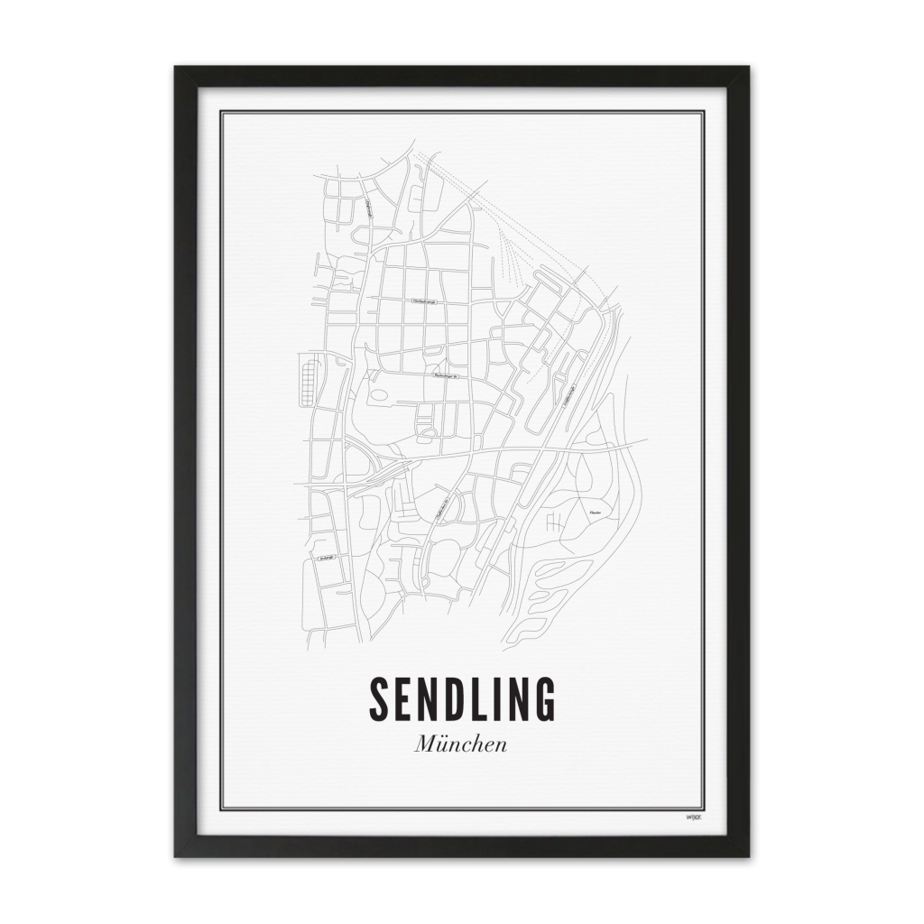 Poster of Munich - Sendling | WIJCK.