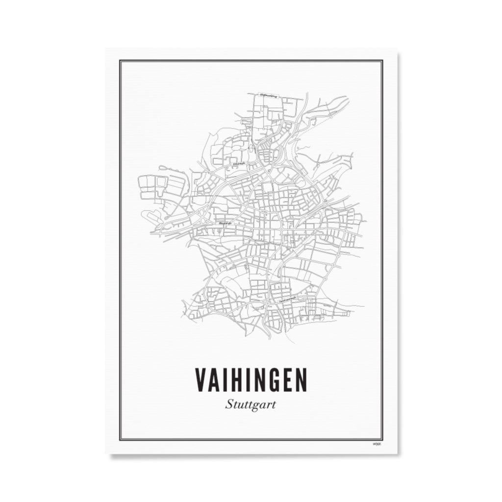 Poster of Stuttgart - Vaihingen | WIJCK.
