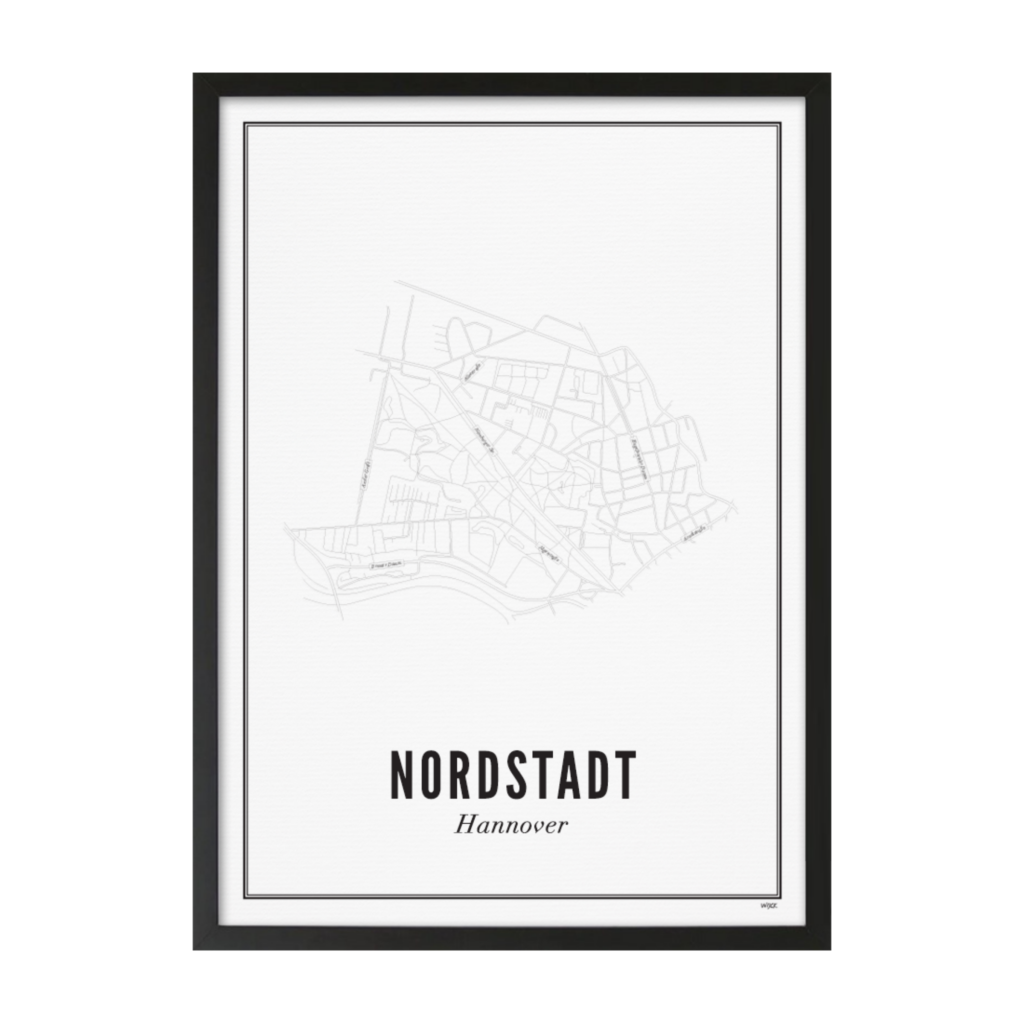 Poster von Hannover - Nordstadt | WIJCK.