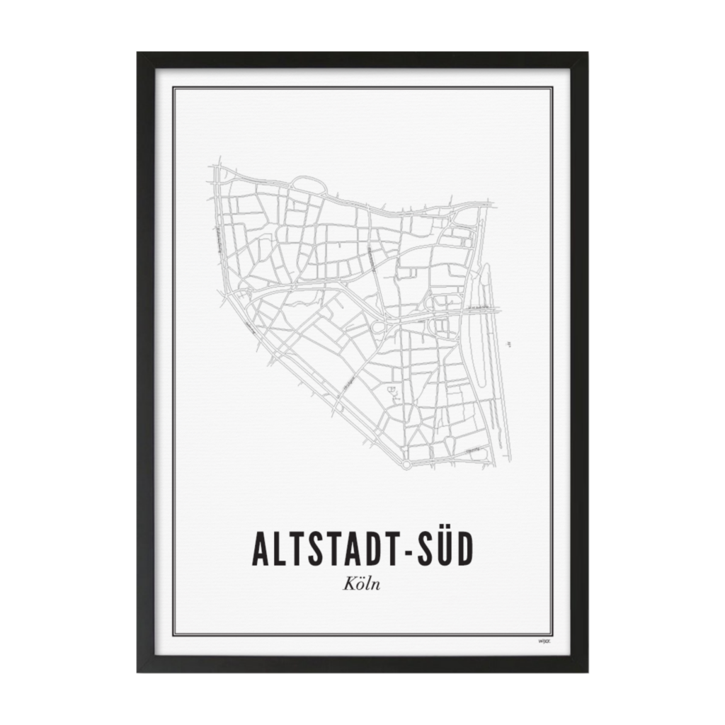 Poster of Cologne - Altstadt-Süd | WIJCK.