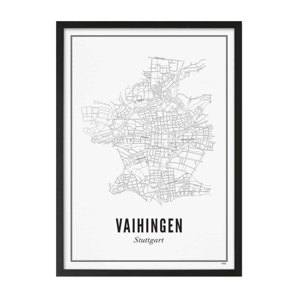 Poster of Stuttgart - Vaihingen | WIJCK.
