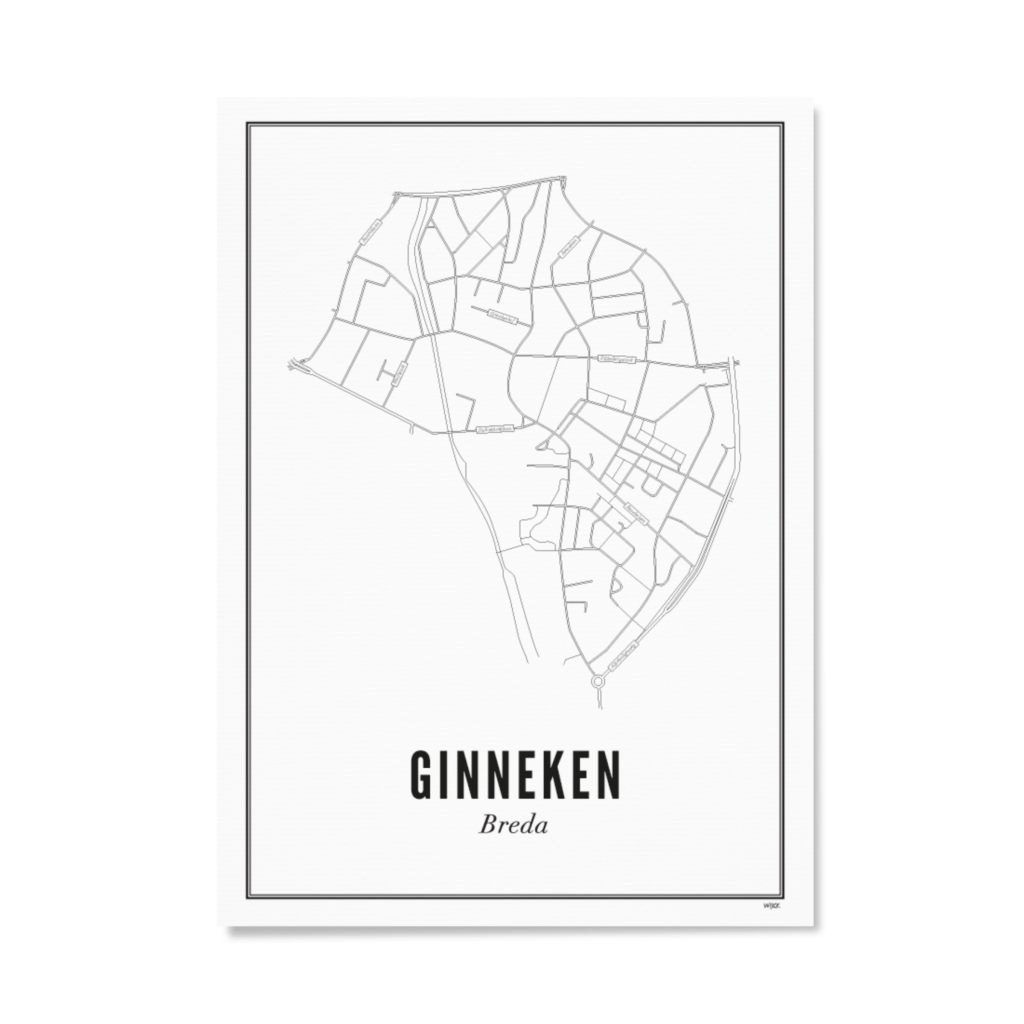Poster van Breda - Ginneken | WIJCK. 