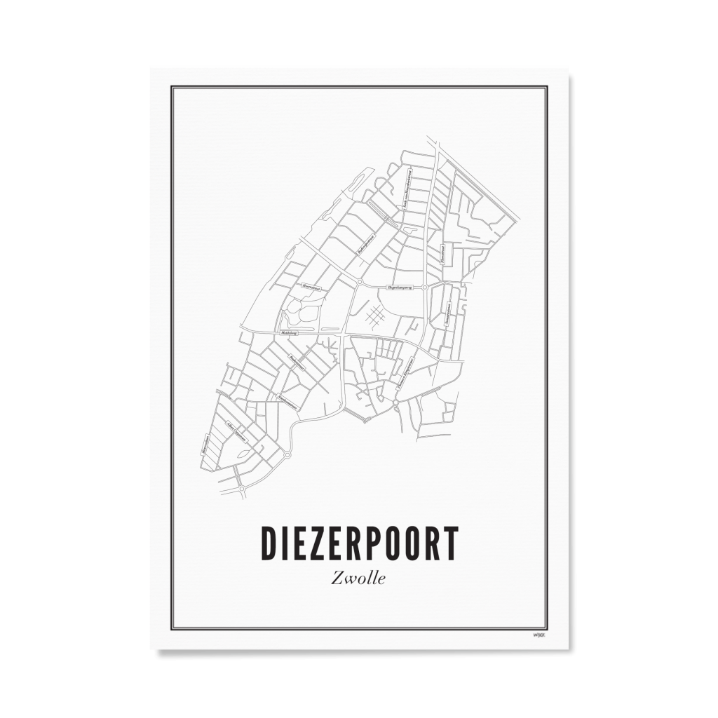 Poster van Zwolle - Diezerpoort | WIJCK. 