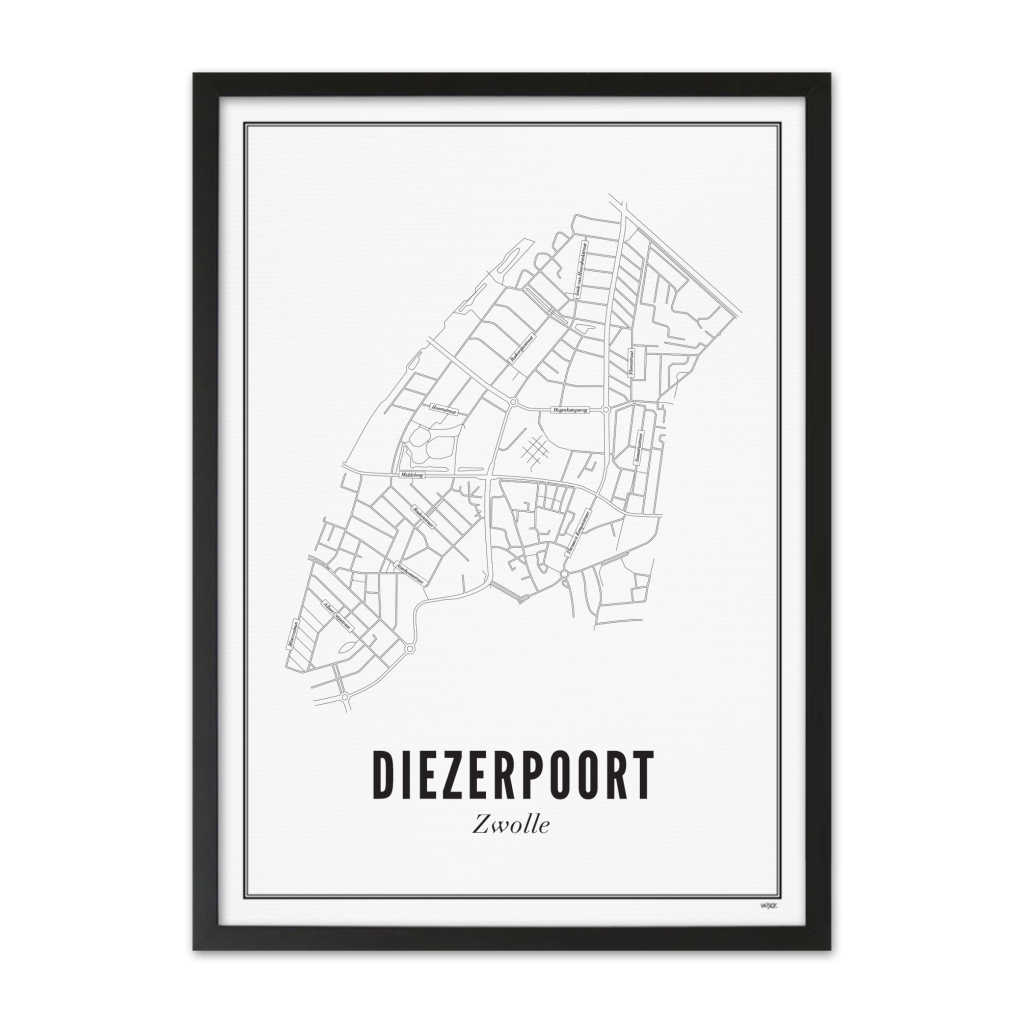 Poster van Zwolle - Diezerpoort | WIJCK. 