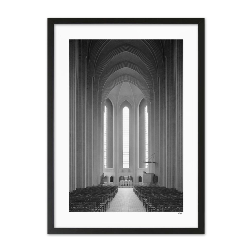 Poster van Kopenhagen - Grundtvig's Church | WIJCK.