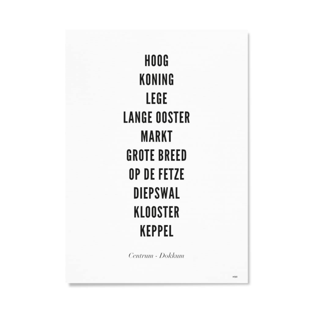 Affiches de Dokkum - Centre | WIJCK.