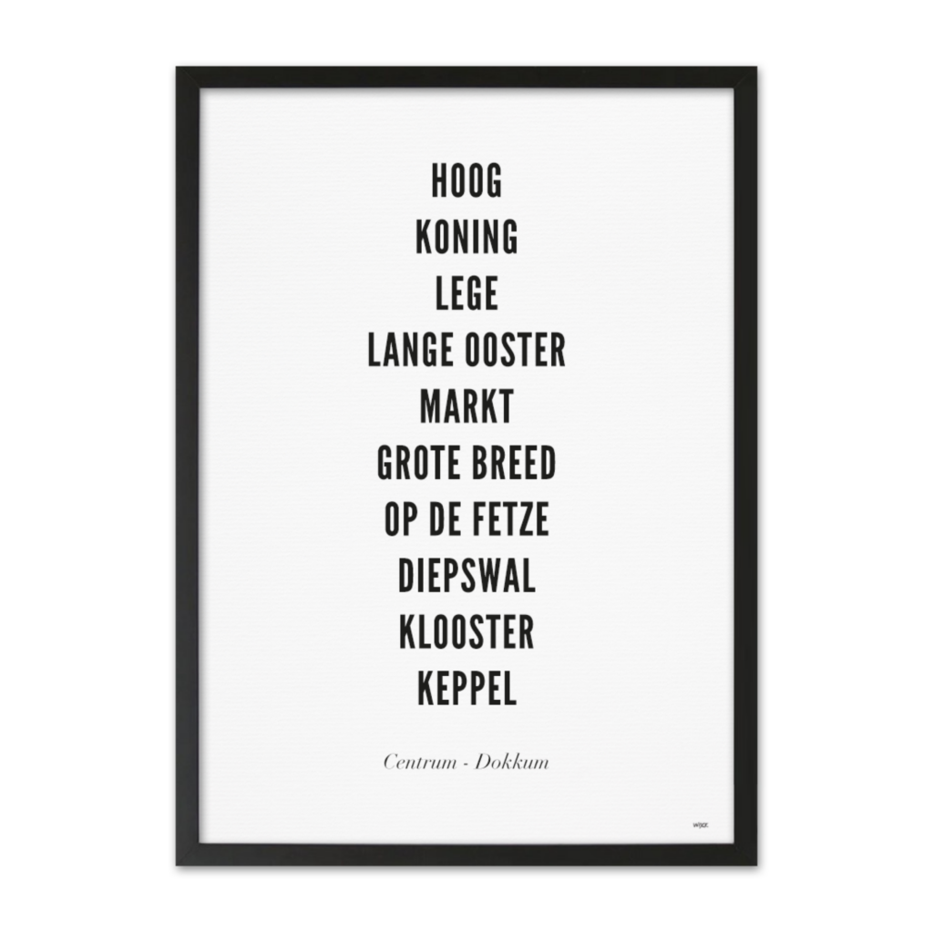 Affiches de Dokkum - Centre | WIJCK.