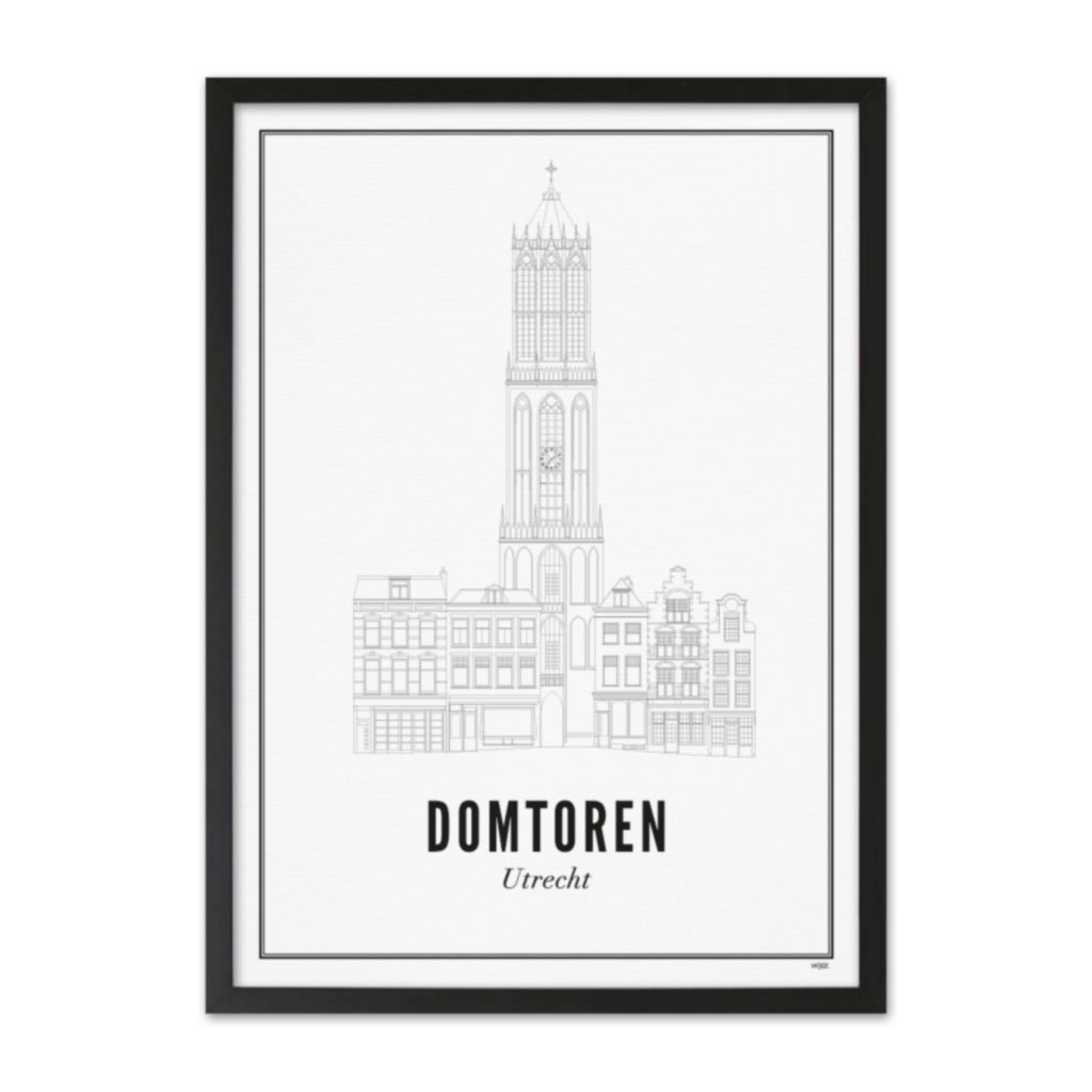 Poster van Utrecht - Domtoren | WIJCK. 