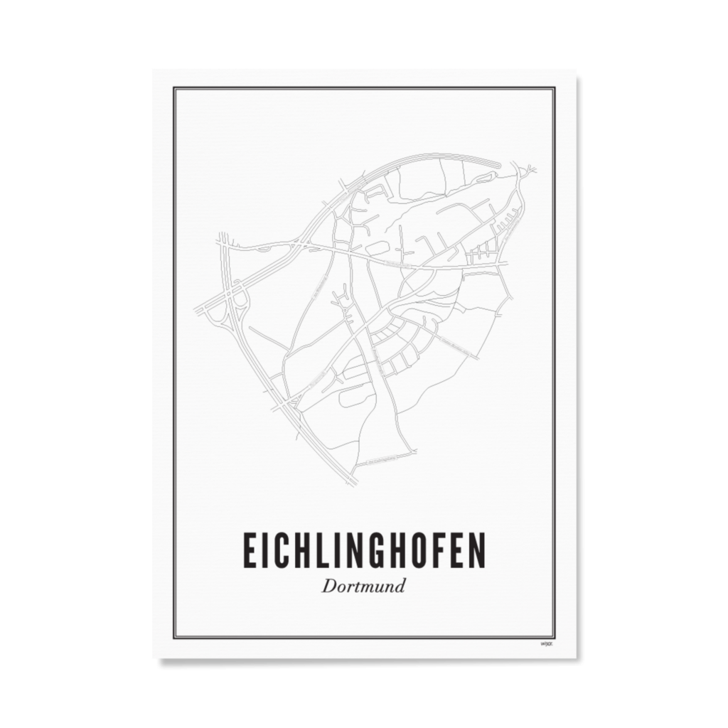 Poster von Dortmund - Eichlinghofen | WIJCK.